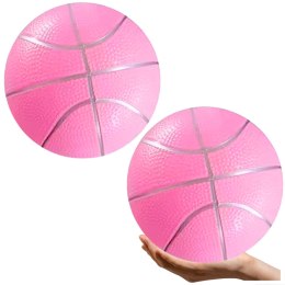 LEAN TOYS Piłka Plażowa Gumowa Pastelowa Lekka Różowa 20cm