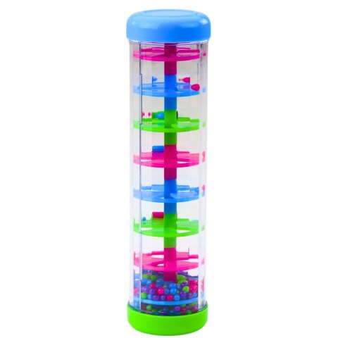 LEAN TOYS Tuba Sensoryczna Deszczownica Grzechotka Kolorowe Kulki 20cm LEAN TOYS Tuba Sensoryczna Deszczownica Grzechotka Kolorowe Kulki 20cm
