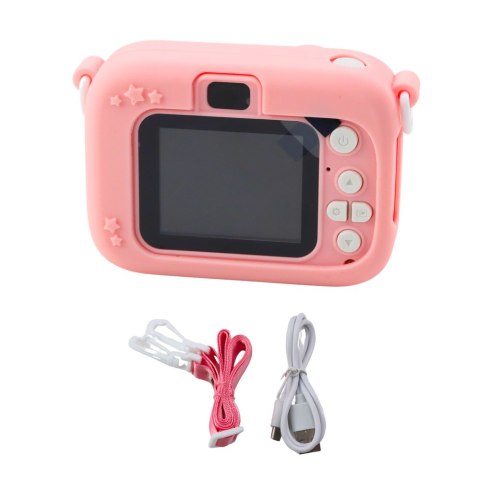 LEAN Toys Aparat Cyfrowy Dla Dzieci Jednorożec Różowy 48Mpx HD 1080P LEAN Toys Aparat Cyfrowy Dla Dzieci Jednorożec Różowy 48Mpx HD 1080P