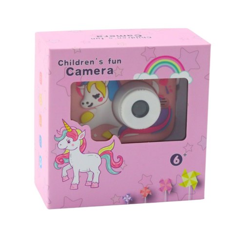 LEAN Toys Aparat Cyfrowy Dla Dzieci Jednorożec Różowy 48Mpx HD 1080P LEAN Toys Aparat Cyfrowy Dla Dzieci Jednorożec Różowy 48Mpx HD 1080P