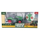 LEAN Toys Ciągnik Traktor Rolniczy Zdalnie Sterowany RC Zielony 1:24