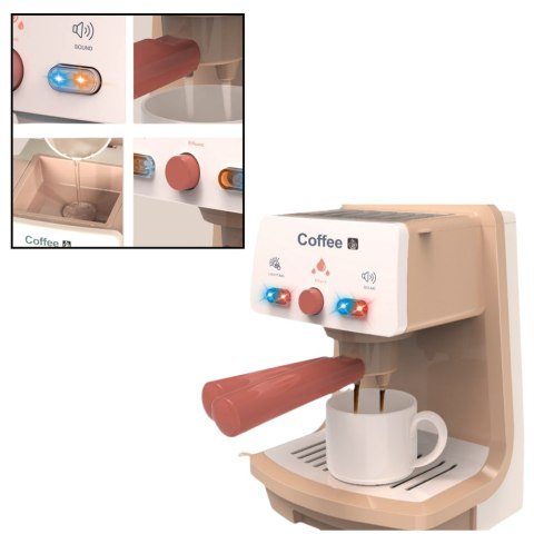 LEAN Toys Ekspres Do Kawy Zabawkowy Filiżanka Portafilter Światła Dźwięki LEAN Toys Ekspres Do Kawy Zabawkowy Filiżanka Portafilter Światła Dźwięki