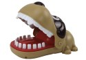 LEAN Toys Gra Zręcznościowa Piesek Dentysta Brązowy