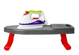 LEAN Toys Żelazko na Baterie Deska Stojak z wieszakami