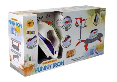 LEAN Toys Żelazko na Baterie Deska Stojak z wieszakami LEAN Toys Żelazko na Baterie Deska Stojak z wieszakami