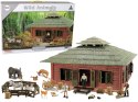 LEAN Toys Zestaw Do Złożenia DIY Farma Szopa Zwierzęta Tygrys Sarna