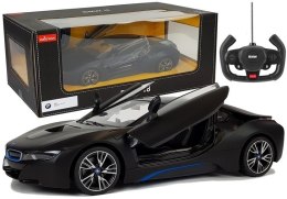 Rastar Auto R/C BMW i8 Rastar 1:14 Czarny Drzwi Automatyczne