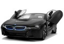 Rastar Auto R/C BMW i8 Rastar 1:14 Czarny Drzwi Automatyczne