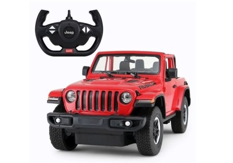 Rastar Auto R/C Jeep Wrangler Rubicon 1:14 Rastar Czerwony Rastar Auto R/C Jeep Wrangler Rubicon 1:14 Rastar Czerwony