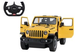 Rastar Auto R/C Jeep Wrangler Rubicon 1:14 Rastar Żółty