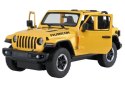 Rastar Auto R/C Jeep Wrangler Rubicon 1:14 Rastar Żółty