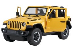 Rastar Auto R/C Jeep Wrangler Rubicon 1:14 Rastar Żółty
