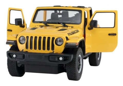 Rastar Auto R/C Jeep Wrangler Rubicon 1:14 Rastar Żółty Rastar Auto R/C Jeep Wrangler Rubicon 1:14 Rastar Żółty