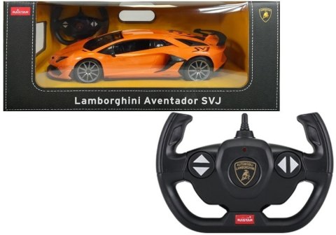 Rastar Auto R/C Lamborghini Aventador Rastar 1:14 Pomarańczowy Rastar Auto R/C Lamborghini Aventador Rastar 1:14 Pomarańczowy