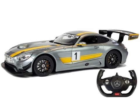 Rastar Auto R/C Mercedes AMG GT3 Rastar 1:14 Szare na pilota Rastar Auto R/C Mercedes AMG GT3 Rastar 1:14 Szare na pilota