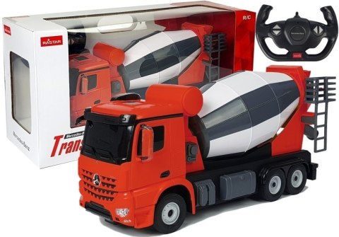 Rastar Auto R/C Mercedes-Benz Arocs Rastar 1:14 Czerwone na Pilota Rastar Auto R/C Mercedes-Benz Arocs Rastar 1:14 Czerwone na Pilota