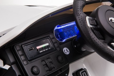 LEAN CARS Auto Na Akumulator Ford Mustang GT Drift SX2038 Biały LEAN CARS Auto Na Akumulator Ford Mustang GT Drift SX2038 Biały