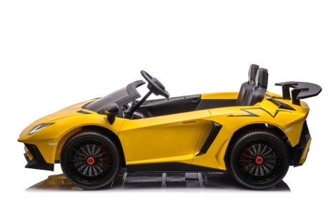 LEAN CARS Auto Na Akumulator Lamborghini XXL A8803 Żółte 24V LEAN CARS Auto Na Akumulator Lamborghini XXL A8803 Żółte 24V