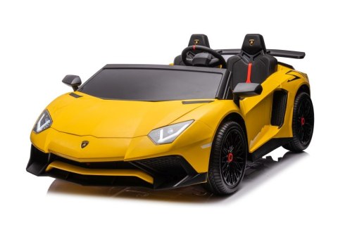 LEAN CARS Auto Na Akumulator Lamborghini XXL A8803 Żółte 24V LEAN CARS Auto Na Akumulator Lamborghini XXL A8803 Żółte 24V