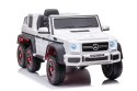 LEAN CARS Auto Na Akumulator Mercedes Benz G63 6X6 Biały