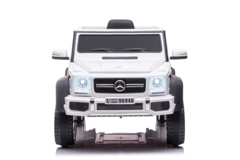 LEAN CARS Auto Na Akumulator Mercedes Benz G63 6X6 Biały LEAN CARS Auto Na Akumulator Mercedes Benz G63 6X6 Biały