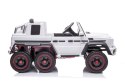 LEAN CARS Auto Na Akumulator Mercedes Benz G63 6X6 Biały