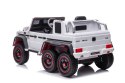 LEAN CARS Auto Na Akumulator Mercedes Benz G63 6X6 Biały