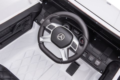 LEAN CARS Auto Na Akumulator Mercedes Benz G63 6X6 Biały LEAN CARS Auto Na Akumulator Mercedes Benz G63 6X6 Biały