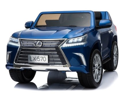LEAN CARS Auto na Akumulator LEXUS DK-LX570 Niebieski Lakierowany LEAN CARS Auto na Akumulator LEXUS DK-LX570 Niebieski Lakierowany