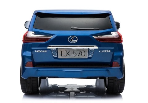 LEAN CARS Auto na Akumulator LEXUS DK-LX570 Niebieski Lakierowany LEAN CARS Auto na Akumulator LEXUS DK-LX570 Niebieski Lakierowany