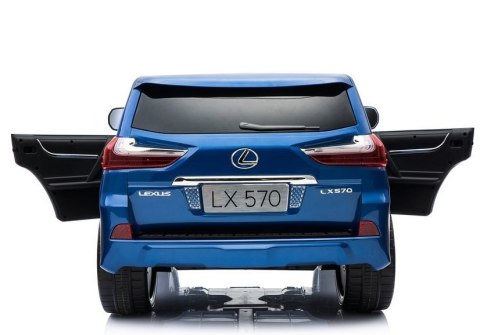 LEAN CARS Auto na Akumulator LEXUS DK-LX570 Niebieski Lakierowany LEAN CARS Auto na Akumulator LEXUS DK-LX570 Niebieski Lakierowany