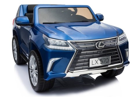 LEAN CARS Auto na Akumulator LEXUS DK-LX570 Niebieski Lakierowany LEAN CARS Auto na Akumulator LEXUS DK-LX570 Niebieski Lakierowany