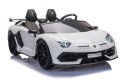 LEAN CARS Auto na akumulator Lamborghini Aventador SX2028 Biały