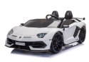 LEAN CARS Auto na akumulator Lamborghini Aventador SX2028 Biały