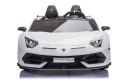 LEAN CARS Auto na akumulator Lamborghini Aventador SX2028 Biały