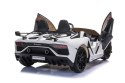 LEAN CARS Auto na akumulator Lamborghini Aventador SX2028 Biały