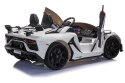 LEAN CARS Auto na akumulator Lamborghini Aventador SX2028 Biały