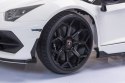 LEAN CARS Auto na akumulator Lamborghini Aventador SX2028 Biały