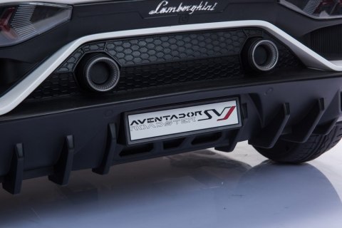 LEAN CARS Auto na akumulator Lamborghini Aventador SX2028 Biały LEAN CARS Auto na akumulator Lamborghini Aventador SX2028 Biały