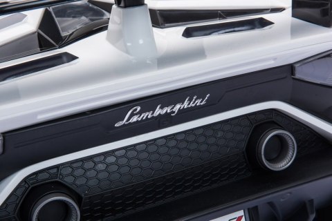 LEAN CARS Auto na akumulator Lamborghini Aventador SX2028 Biały LEAN CARS Auto na akumulator Lamborghini Aventador SX2028 Biały