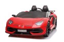 LEAN CARS Auto na akumulator Lamborghini Aventador SX2028 Czerwony