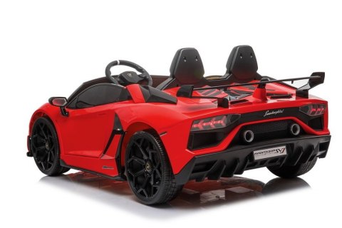 LEAN CARS Auto na akumulator Lamborghini Aventador SX2028 Czerwony LEAN CARS Auto na akumulator Lamborghini Aventador SX2028 Czerwony