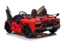 LEAN CARS Auto na akumulator Lamborghini Aventador SX2028 Czerwony