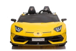 LEAN CARS Auto na akumulator Lamborghini Aventador SX2028 Żółty
