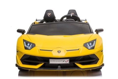 LEAN CARS Auto na akumulator Lamborghini Aventador SX2028 Żółty LEAN CARS Auto na akumulator Lamborghini Aventador SX2028 Żółty