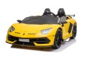 LEAN CARS Auto na akumulator Lamborghini Aventador SX2028 Żółty