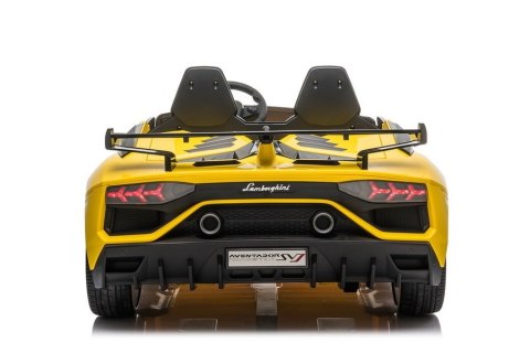 LEAN CARS Auto na akumulator Lamborghini Aventador SX2028 Żółty LEAN CARS Auto na akumulator Lamborghini Aventador SX2028 Żółty