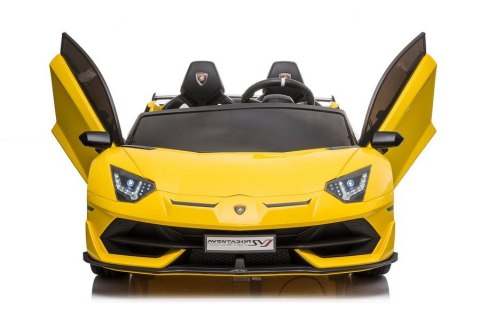 LEAN CARS Auto na akumulator Lamborghini Aventador SX2028 Żółty LEAN CARS Auto na akumulator Lamborghini Aventador SX2028 Żółty