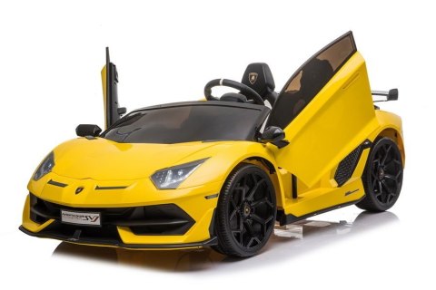 LEAN CARS Auto na akumulator Lamborghini Aventador SX2028 Żółty LEAN CARS Auto na akumulator Lamborghini Aventador SX2028 Żółty