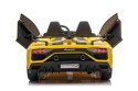 LEAN CARS Auto na akumulator Lamborghini Aventador SX2028 Żółty